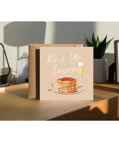 me + you = brunch Galentine Happy Birthday bestie
