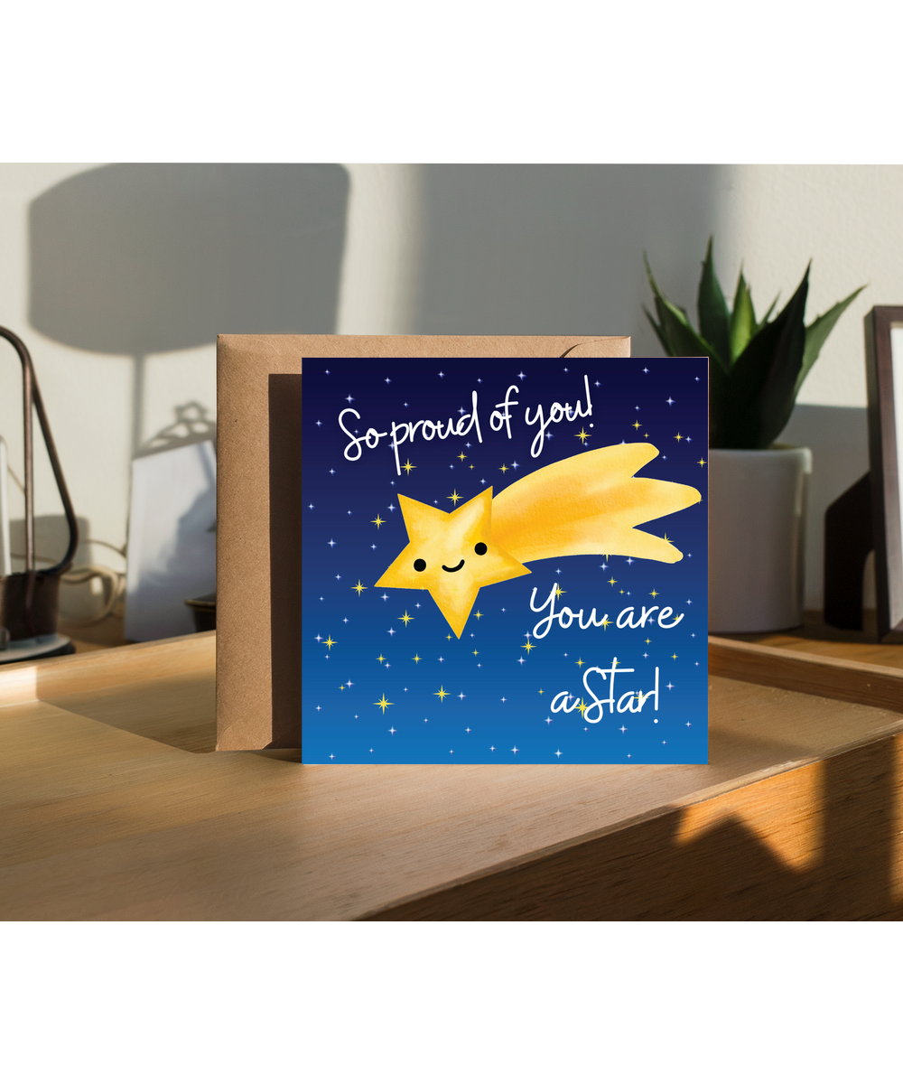 So proud of you, you're a star!