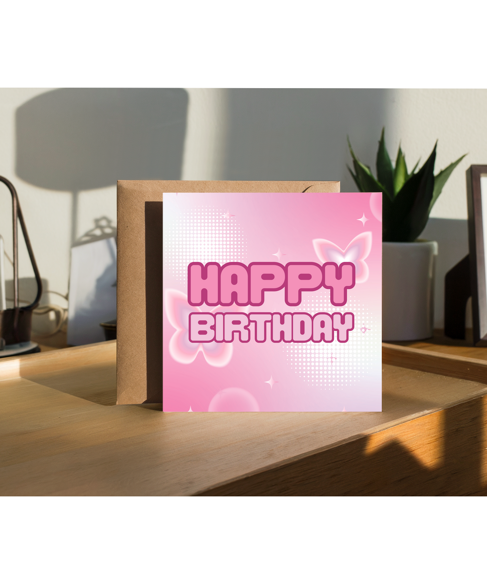Happy Birthday Y2k themed