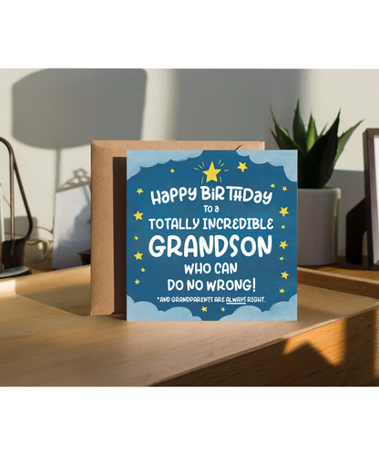 Happy Birthday to a totally incredible grandson who can do no wrong