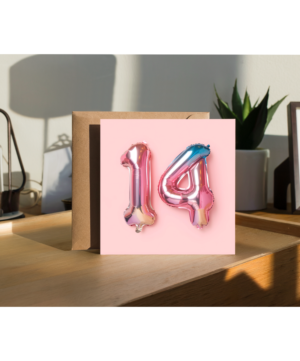 pink balloon age 14