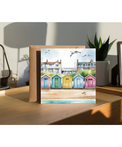 beach huts at the seaside