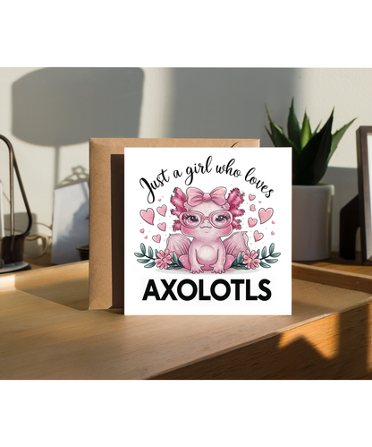 Just a girl who loves cute axolotls