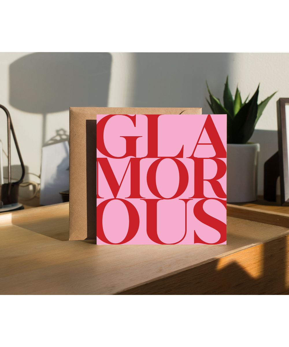 Pink and Red GLAMOROUS