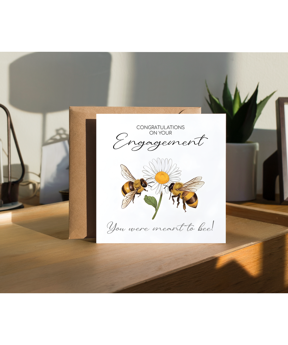 Congrats on your engagement you were meant to bee