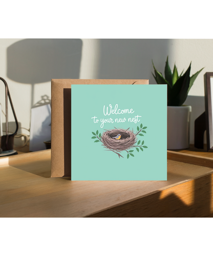 New Home Card Welcome to Your New Nest First house