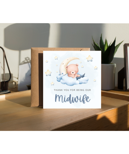 thank you for being our midwife, sleeping bear blue