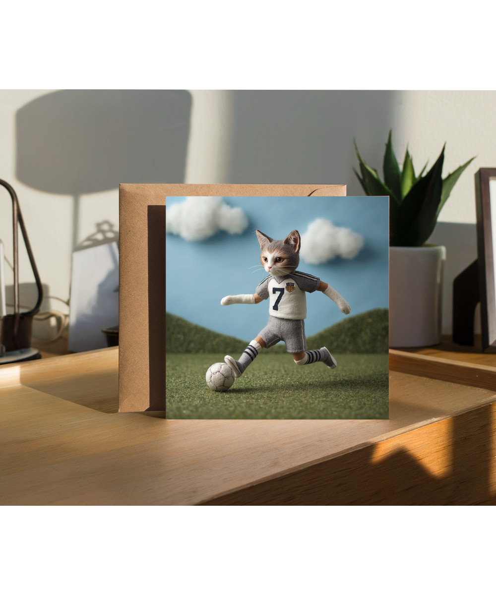 2D felt style cat football