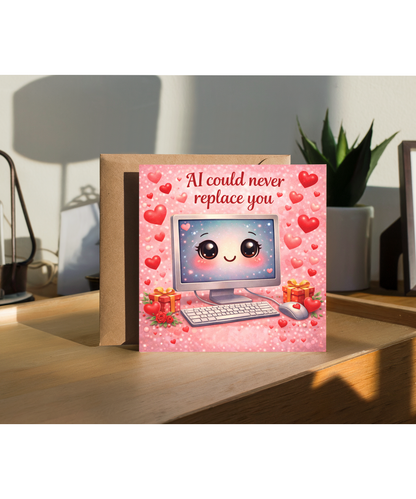 AI could never replace you, valentines day, anniversary