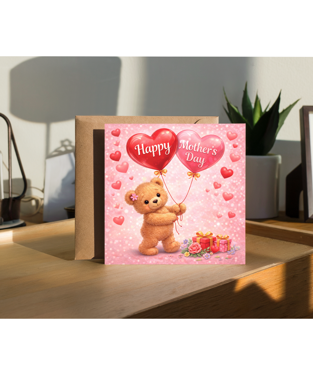 Happy Mother's day teddy balloon's