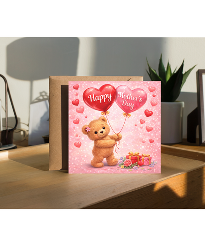 Happy Mother's day teddy balloon's
