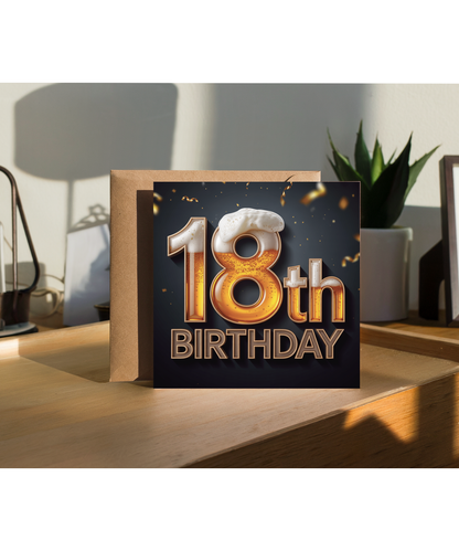 Happy 18th birthday beer