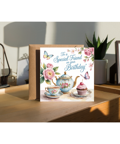 To a special friend on your birthday