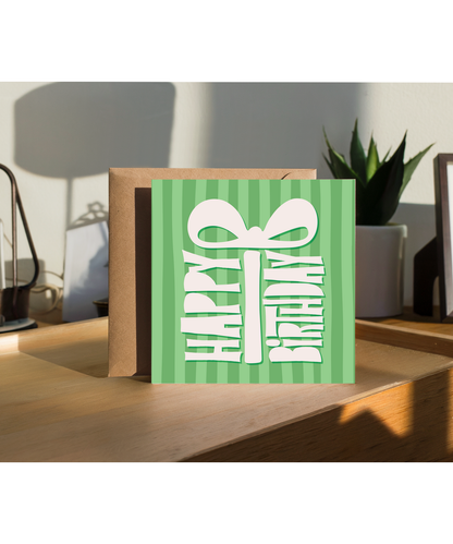 Happy birthday present box