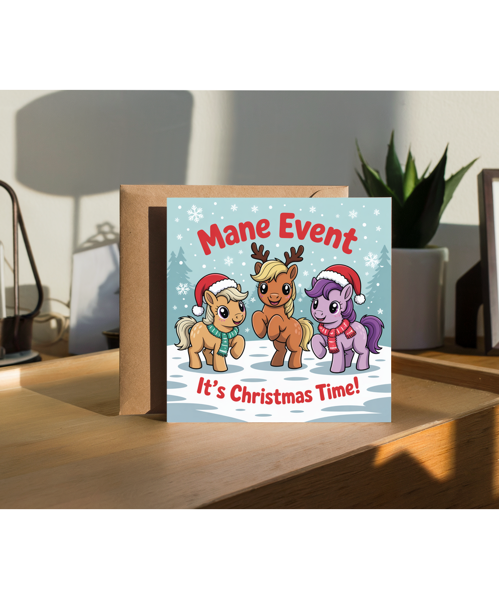 Pony Mane event, it's christmas time