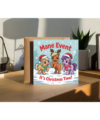 Pony Mane event, it's christmas time