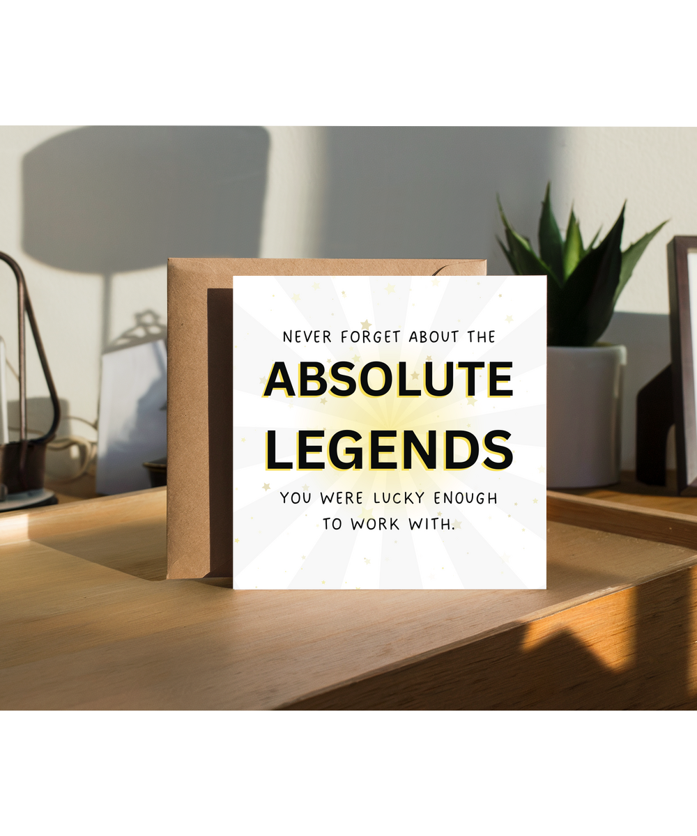 absolute work legends, new job