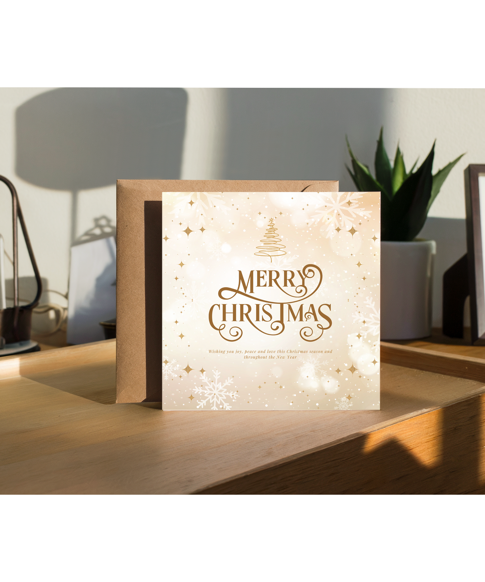 Merry Christmas wishing you joy, peace and love