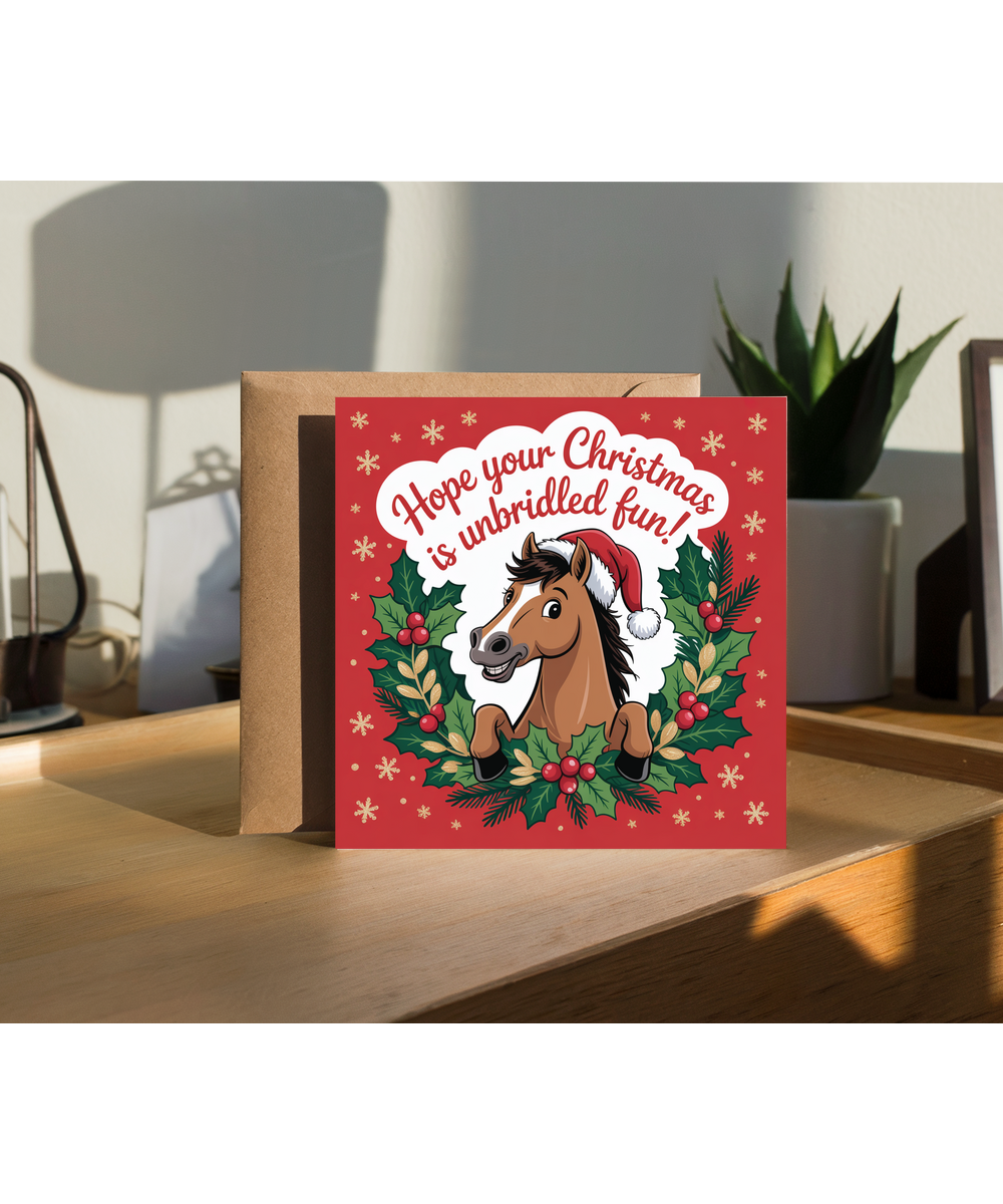 Horse Hope your Christmas is unbridled fun