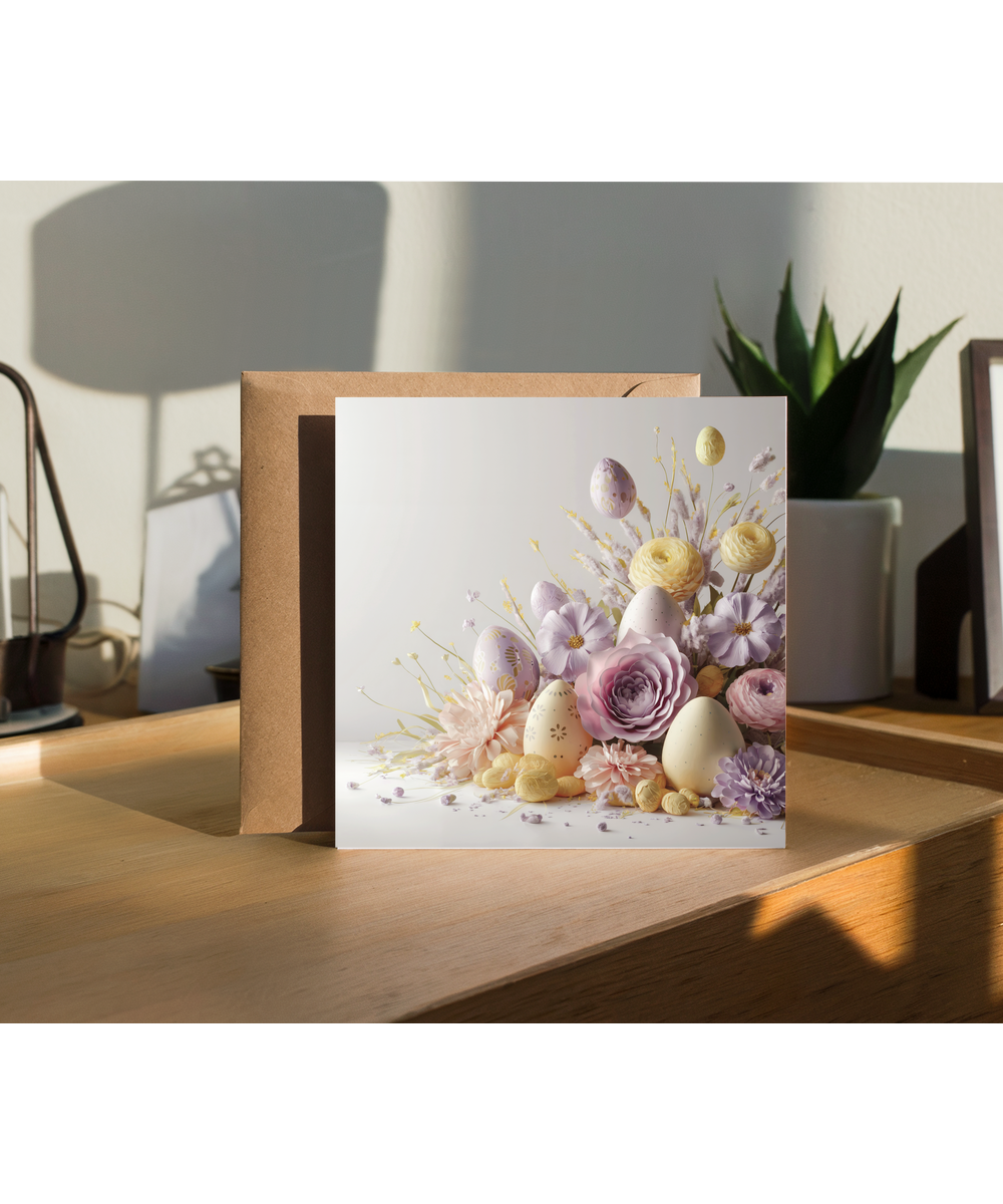 3D effect easter bouquet