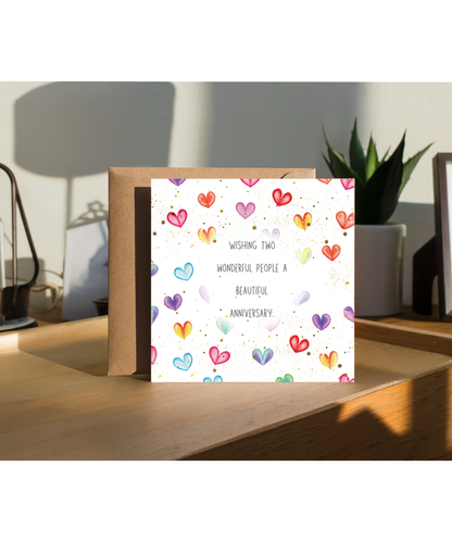 To two very special friends on your anniversary