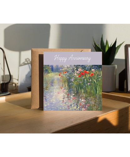 Happy Anniversary Card Poppys Monet