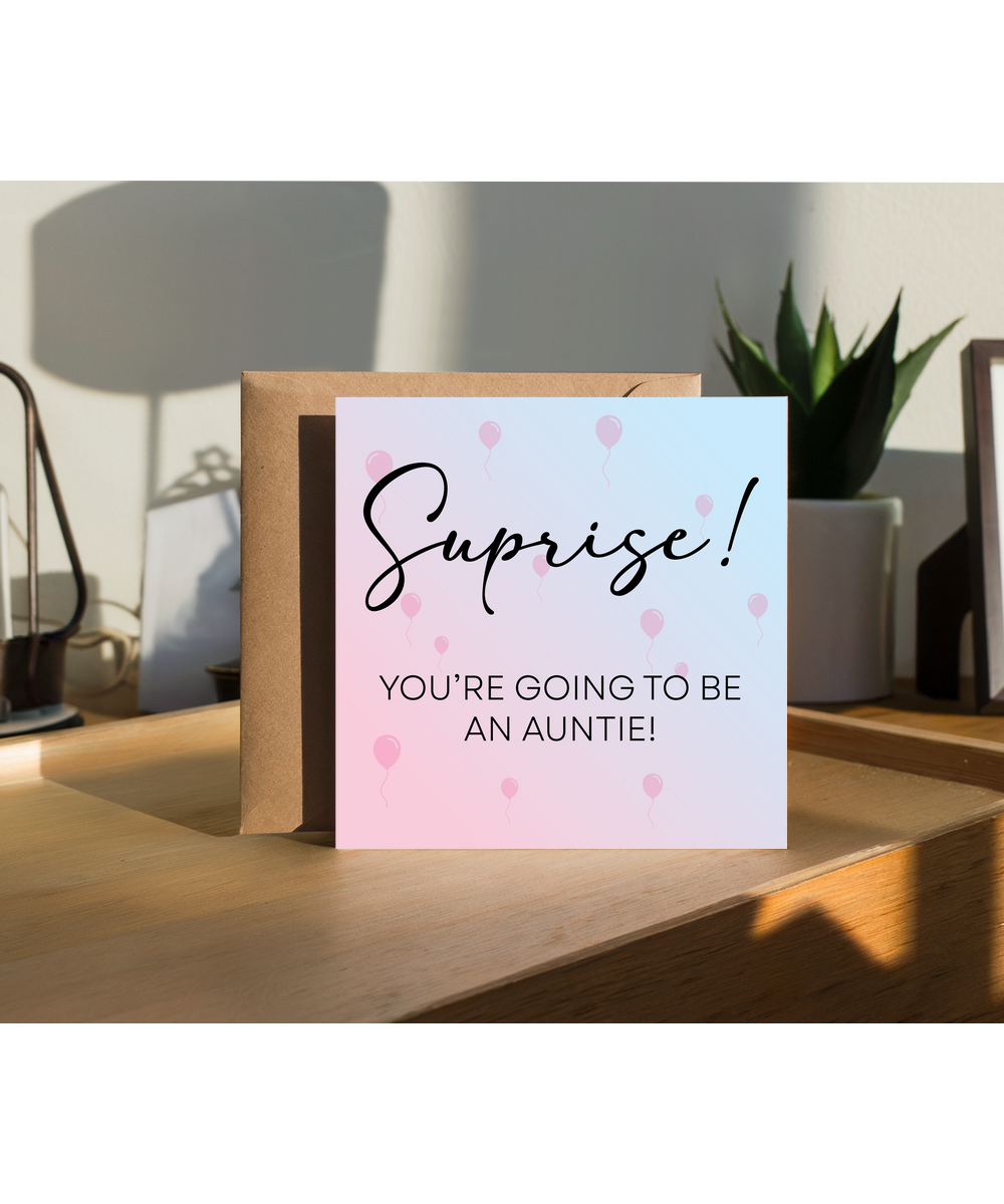 You're going to be an auntie