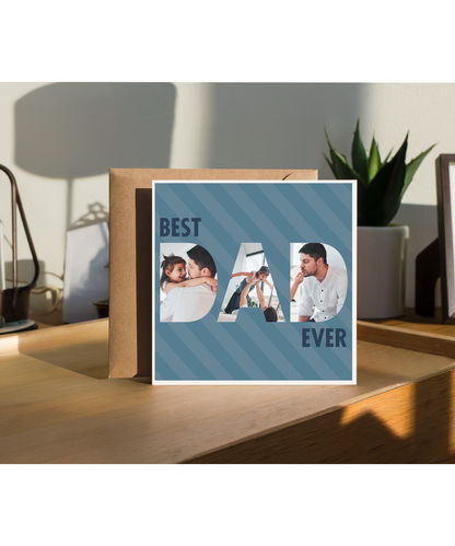 best dad ever Personalised photos fathers day