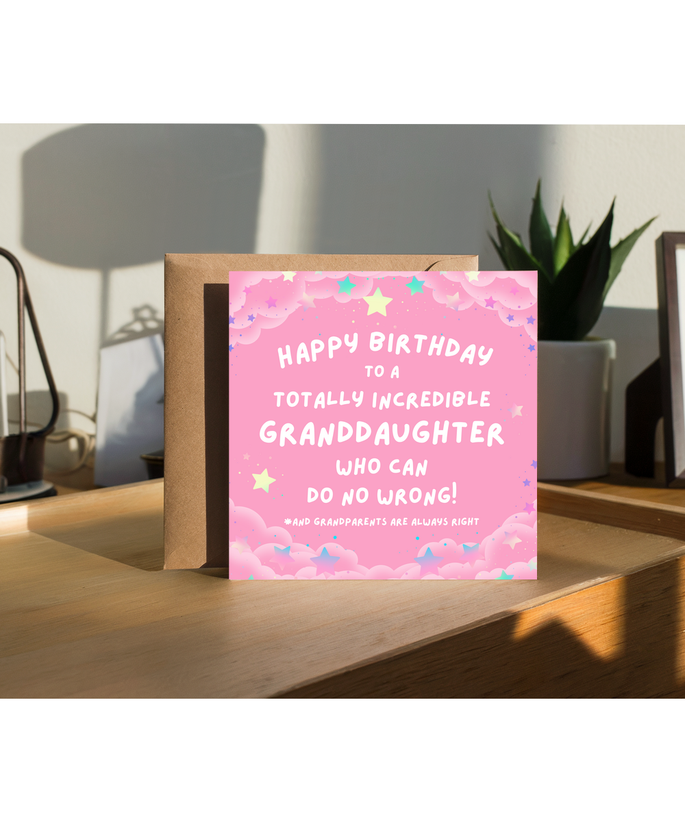 Happy Birthday to a totally incredible granddaughter who can do no wrong