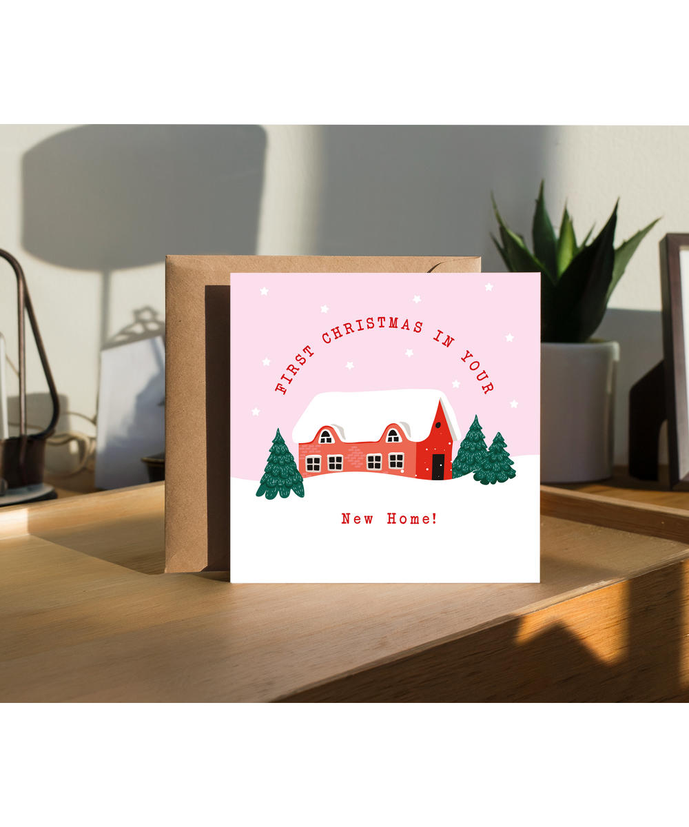 Moving House Christmas Card First Christmas in Your New Home