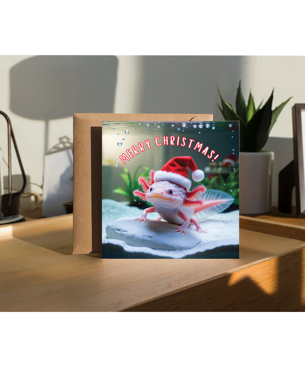 axolotl Merry Christmas