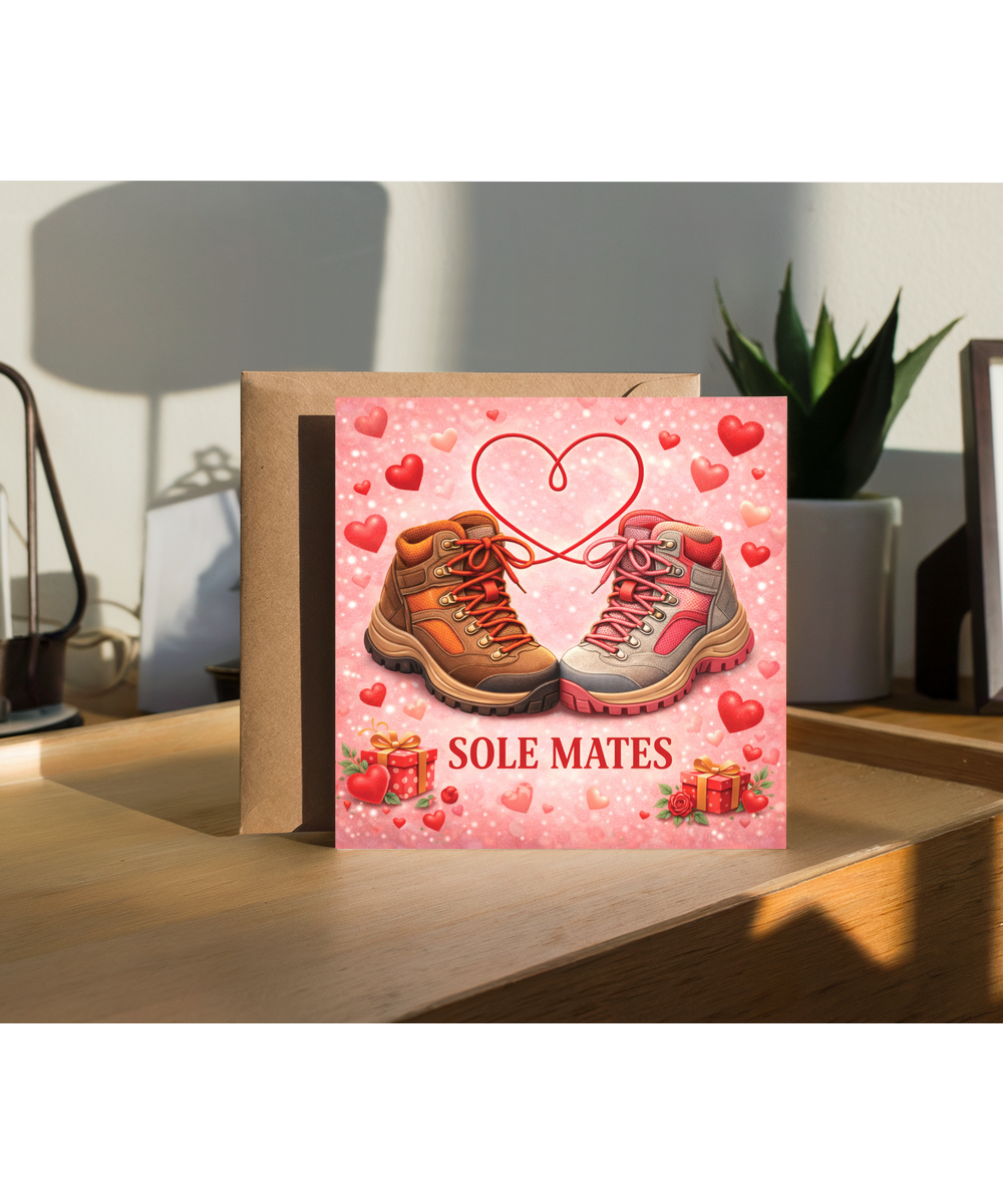 Sole Mates, hiking anniversary, valentine's day
