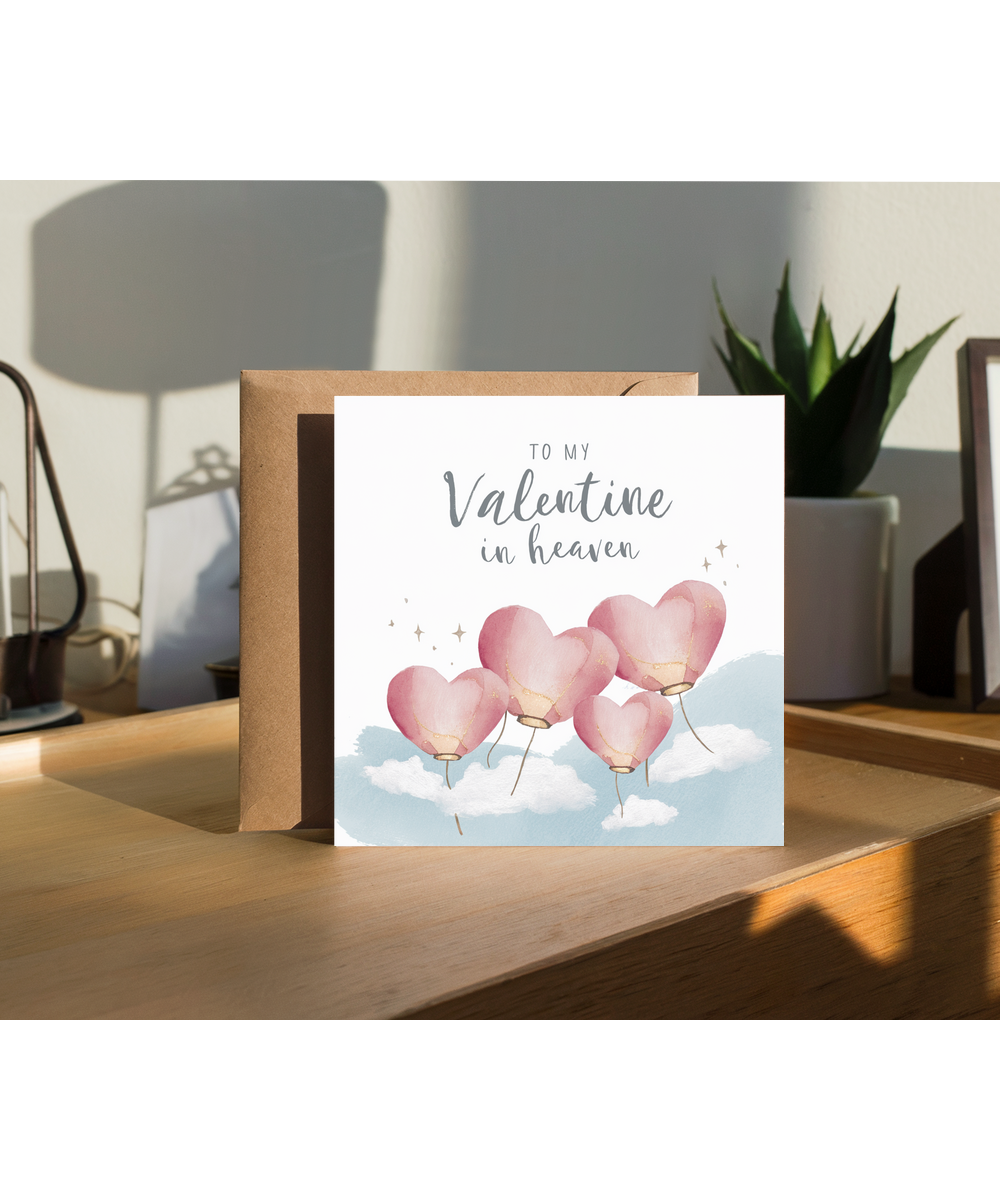 To My Special Valentine in Heaven for a Loved Ones Place of Rest