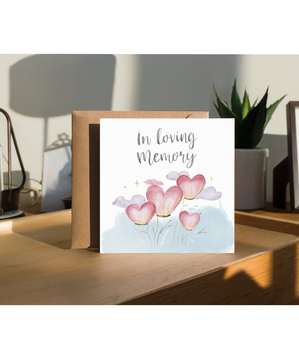 In Loving Memory Sympathy Card for a Loved Ones Anniversary