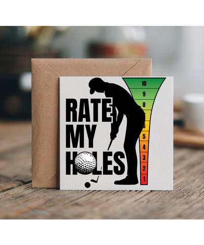 Funny rude rate my holes golf
