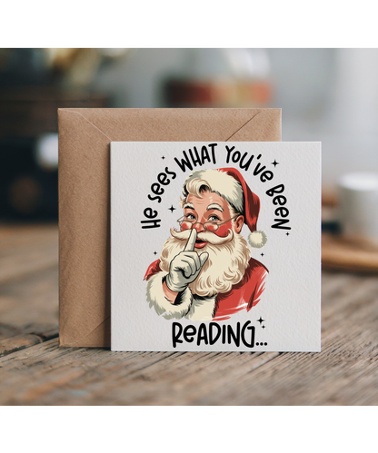 Funny Christmas he sees what you've been reading
