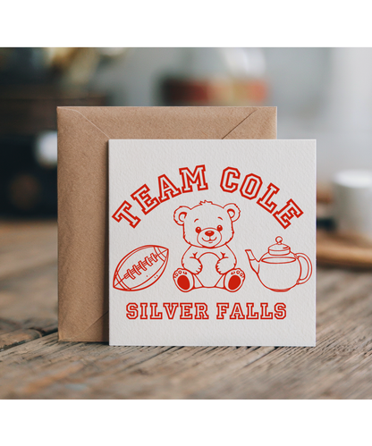 Team Cole Silver Springs Book Boyfriend