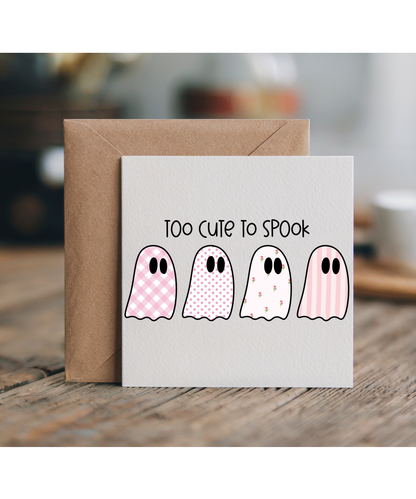 Girly Halloween Ghosts Too Cute to Spook
