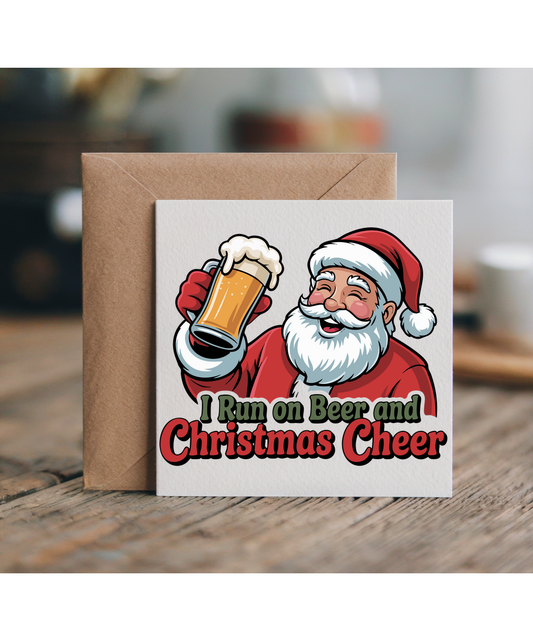 I run on beer and Christmas cheer