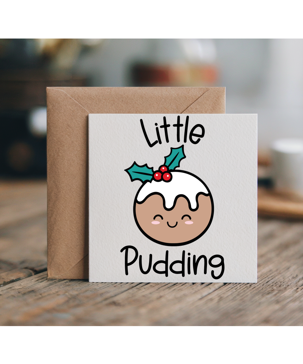 Childrens Christmas Little Pudding for Baby Girl or Boy