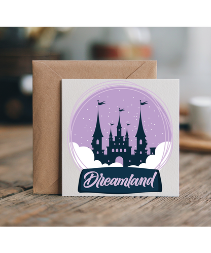 Dreamland Magical Castle in a Snow Globe