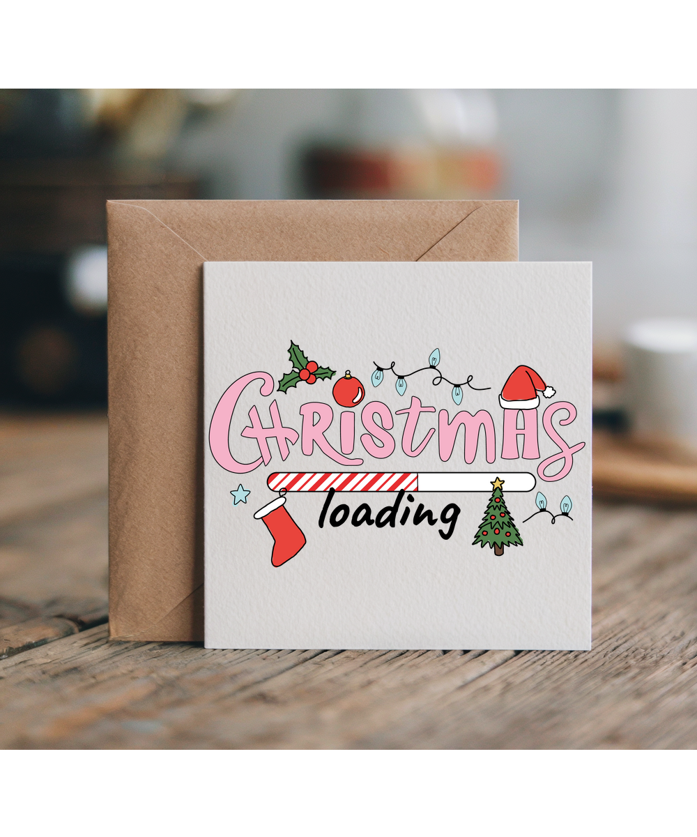 Christmas Loading with Festive December Icons