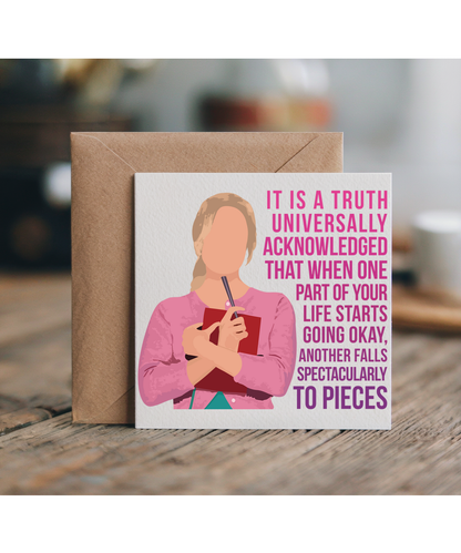 It is a truth universally acknowledged .... another falls spectacularly to pieces