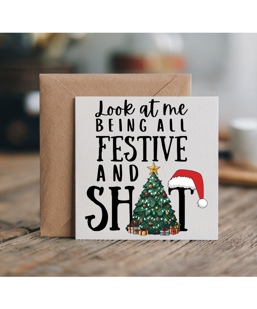 Christmas look at me being all festive