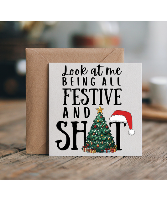 Christmas look at me being all festive