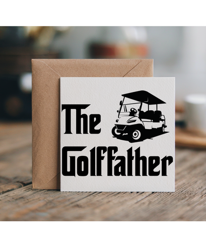 The Golf Father With Buggy