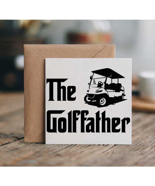 The Golf Father With Buggy