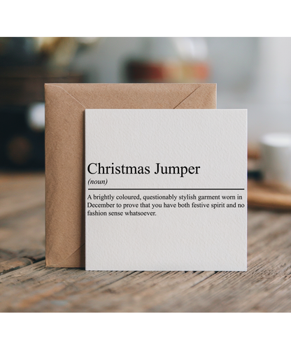 Christmas Jumper Definition