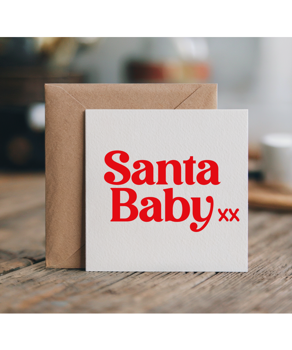 Santa Baby xx Classic Christmas Red for Her