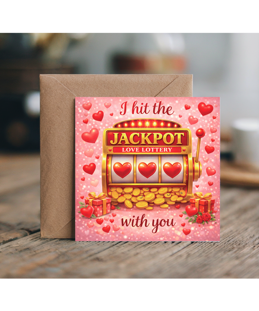 I hit the jackpot with you